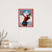  Ski Poster, Italië, Val d'Aosta Poster (Keuken)