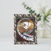  Ski Poster, Le Tour du Mt Blanc Briefkaart (Staand voorkant)