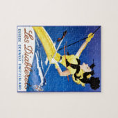  Ski poster, Les Diablerets, Zwitserland Legpuzzel (Horizontaal)