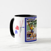  Ski Poster, Mad River Glen Mok (Voorkant links)