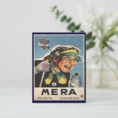  Ski Poster,   Mera Briefkaart (Staand voorkant)