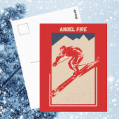  Ski Poster New Mexico Resort Angel Fire Briefkaart