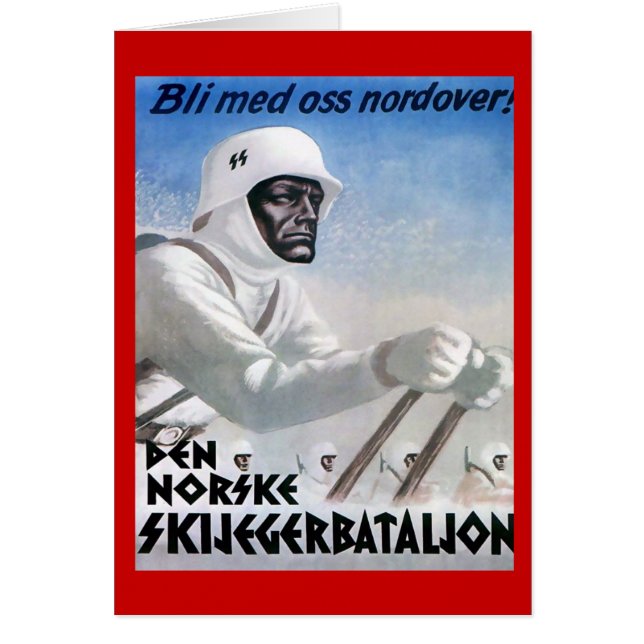  Ski poster, Norske skijeggerbatallion (Voorkant)