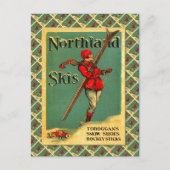  Ski Poster, Northland Skis Briefkaart (Voorkant)