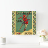 Ski Poster, Northland Skis Vierkante Klok (Huis)