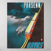 Ski poster, Parsenn, Davos Poster (Voorkant)