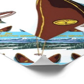 Ski poster, Ski Bretton Bossen Poster (Hoek)