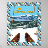  Ski poster, Ski Bretton Bossen Poster (Voorkant)