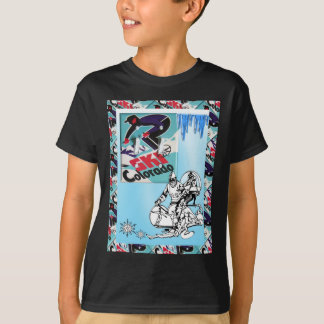 Ski Poster, Ski Colorado T-shirt