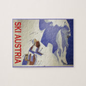 Ski Poster, Ski Oostenrijk Legpuzzel (Horizontaal)