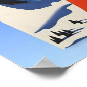  Ski Poster, Ski Oostenrijk Poster (Hoek)