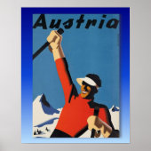  Ski Poster, Ski Oostenrijk Poster (Voorkant)