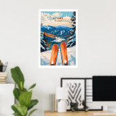 Ski Poster Stowe Vermont 1 (Thuiskantoor)