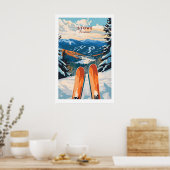 Ski Poster Stowe Vermont 1 (Keuken)