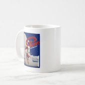  ski-poster,    Stowe, Vermont Koffiemok (Voorkant links)