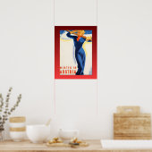  Ski-poster, winter in Oostenrijk Poster (Keuken)