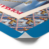  Ski Poster, Zima W Polsce, Polen Poster (Hoek)