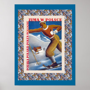  Ski Poster, Zima W Polsce, Polen Poster