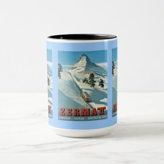 Ski Poster, Zwitserland, Zermatt; Mok (Midden)