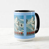 Ski Poster, Zwitserland, Zermatt; Mok (Voorkant rechts)