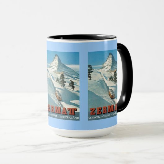  Ski Poster, Zwitserland, Zermatt; Mok (Voorkant rechts)