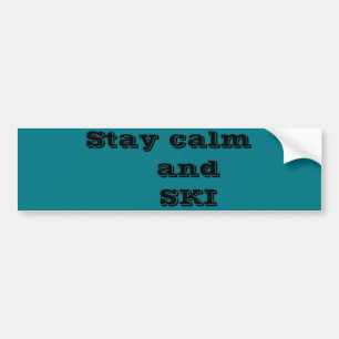 SKI-prijsopgave Bumpersticker