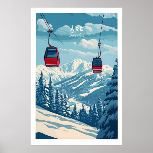 Ski Print Åre Zweden 1 (Voorkant)