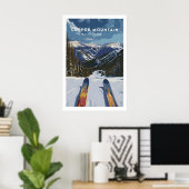 Ski Print Copper Mountain Colorado 1 (Thuiskantoor)