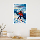 Ski Print Grand Massif Frankrijk 1 (Keuken)