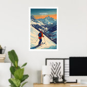 Ski Print Ischgl Oostenrijk 1 (Thuiskantoor)