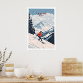 Ski Print La Tania Frankrijk 1 (Keuken)