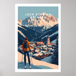 Ski Print Lech Zürs am Arlberg Oostenrijk 1