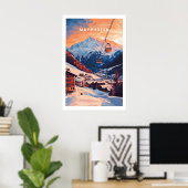 Ski Print Mayrhofen Oostenrijk 1 (Thuiskantoor)