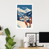 Ski Print Sölden Oostenrijk 1 (Thuiskantoor)