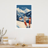 Ski Print Sölden Oostenrijk 1 (Keuken)