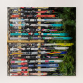 Ski Puzzle Legpuzzel (Horizontaal)