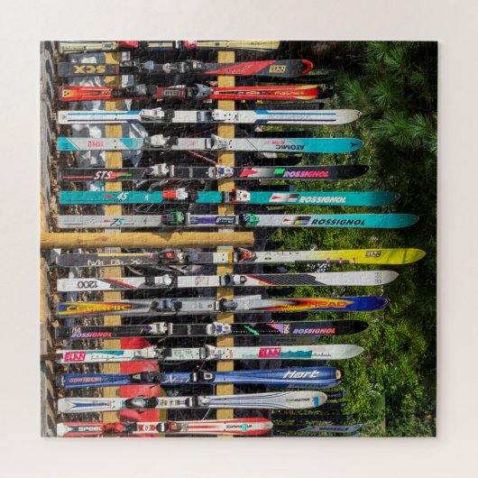 Ski Puzzle Legpuzzel (Horizontaal)