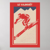  Ski Quebec Resort Le Valinouët Poster (Voorkant)