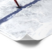 Ski Racing Down the Mountain Poster (Hoek)