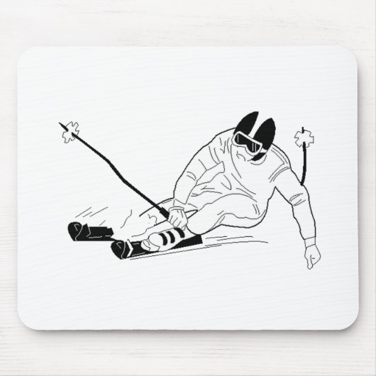 Ski Racing Muismat (Voorkant)