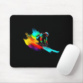 Ski Racing Rainbow Muismat (Met muis)