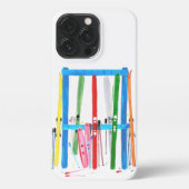 Ski Rack iPhone Case Hoesje (Achterkant)
