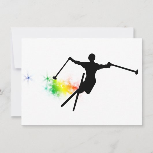 Ski: Rainbow Powder Trail Kaart (Voorkant)