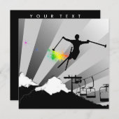 Ski: Rainbow Powder Trail Kaart (Voorkant / Achterkant)