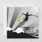 Ski: Rainbow Powder Trail Kaart (Voorkant)