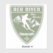Ski Red River New Mexico Sticker (Vel)