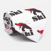 Ski-reisposter Postcard Sleutelhanger Magneet Stropdas (Opgerold)