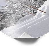 Ski resort chalet fotoprint foto afdruk (Hoek)