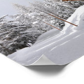 Ski resort chalet poster (Hoek)