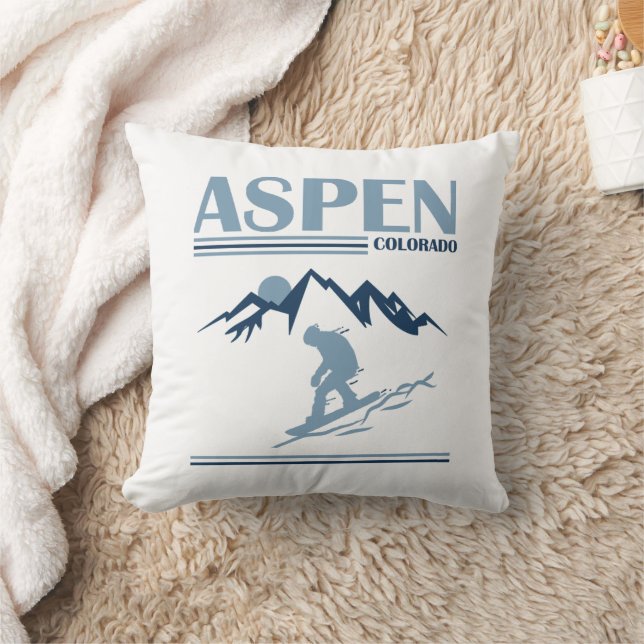 Ski Resort Colorado Aspen Kussen (Deken)